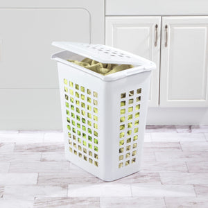 Sterilite Rectangular LiftTop Laundry Hamper $15.00 EACH, CASE PACK OF 4