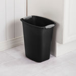 Load image into Gallery viewer, Sterilite 3 Gallon/11.4 Liter Wastebasket Black $5.00 EACH, CASE PACK OF 6
