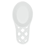 Load image into Gallery viewer, Home Basics Weave Cast Iron Spoon Rest, White $5.00 EACH, CASE PACK OF 6
