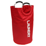 Load image into Gallery viewer, Home Basics Laundry Bag with Soft Grip Handle, Red $12.00 EACH, CASE PACK OF 12
