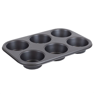 Home Basics Non-Stick 6 Cup Muffin Pan $4.00 EACH, CASE PACK OF 24