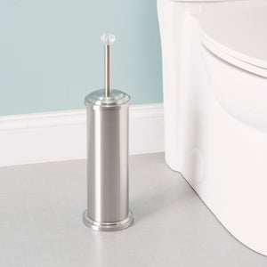 Home Basics Stainless Steel Toilet Brush Holder with Diamond Top $6.00 EACH, CASE PACK OF 12