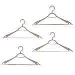 Load image into Gallery viewer, Home Basics Plastic Hangers, (Pack of 4), Timber Taupe $5 EACH, CASE PACK OF 12
