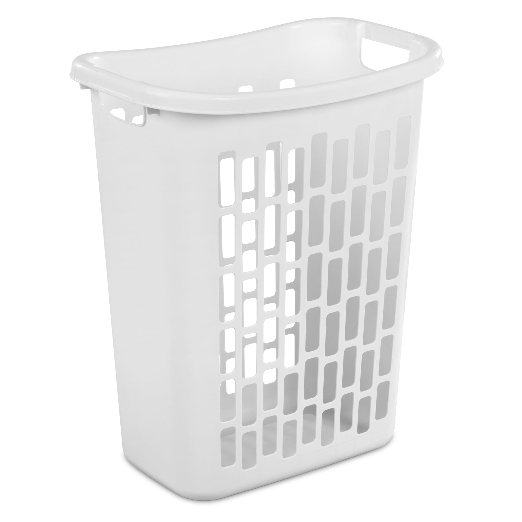 Sterilite Rectangular Open Hamper, White $12.50 EACH, CASE PACK OF 6