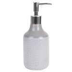 Load image into Gallery viewer, Home Basics Crackle 4 Piece Ceramic Bath Accessory Set, Grey $10.00 EACH, CASE PACK OF 12
