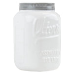 Load image into Gallery viewer, Home Basics Glazed Ceramic Retro Mason Jar Utensil Crock, White $8.00 EACH, CASE PACK OF 6
