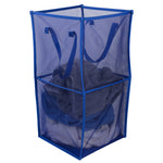 Load image into Gallery viewer, Home Basics Medium Breathable Micro Mesh Collapsible Laundry Cube with Handles - Assorted Colors
