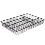 Load image into Gallery viewer, Home Basics 5 Section Wire Cutlery Tray, Black $6.00 EACH, CASE PACK OF 12
