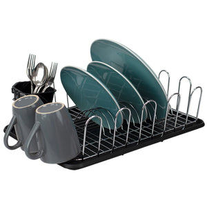 Home Basics Large Capacity Wire Dish Rack, Black $12.00 EACH, CASE PACK OF 6