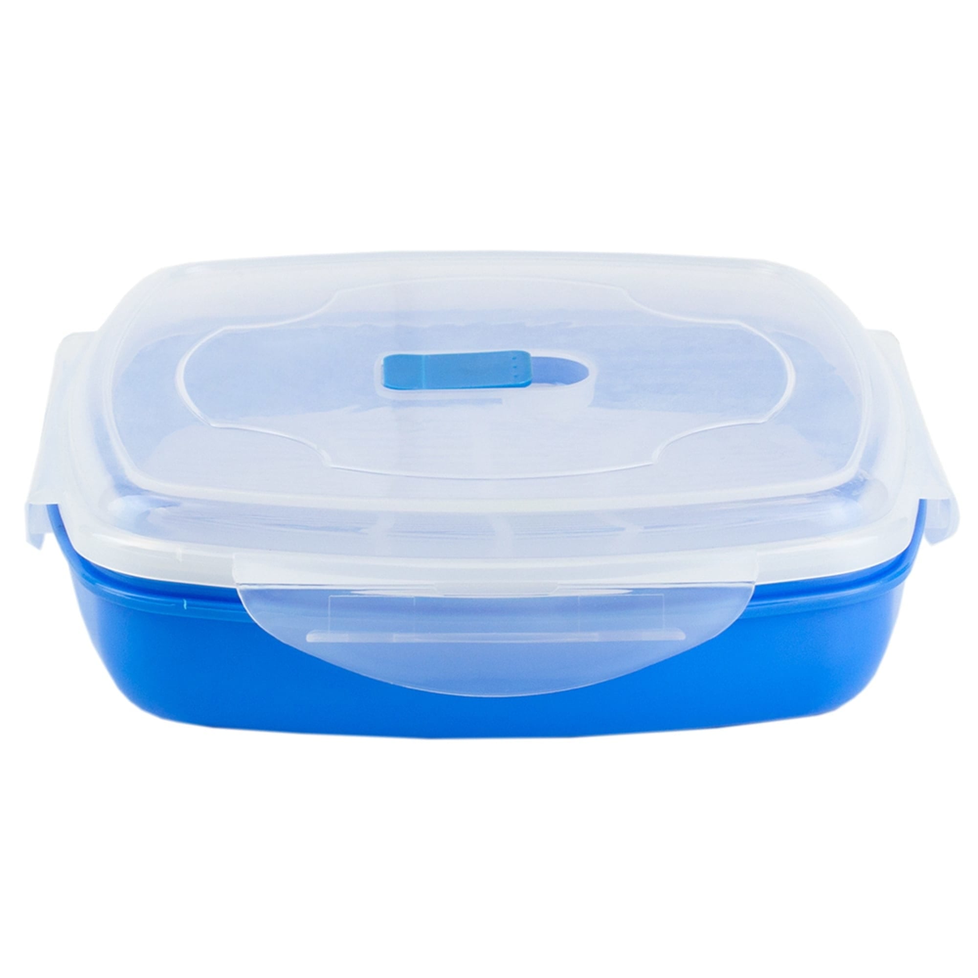 Home Basics Plastic  Microwave Steamer, Blue $2.50 EACH, CASE PACK OF 12