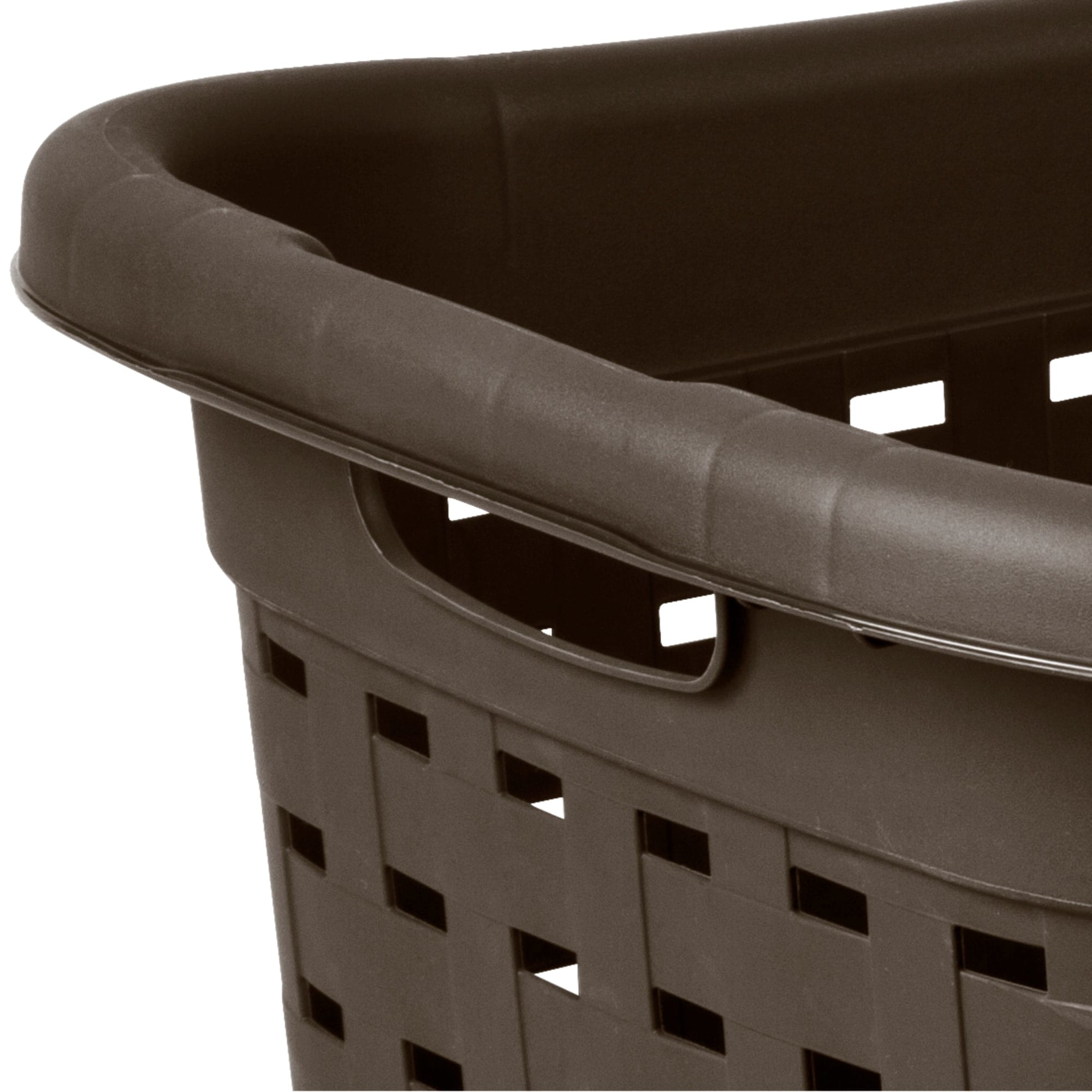 Sterilite Weave Laundry Basket / Espresso $15.00 EACH, CASE PACK OF 6