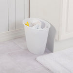 Load image into Gallery viewer, Sterilite 1.5 Gallon Oval Vanity Wastebasket, White $2.00 EACH, CASE PACK OF 12
