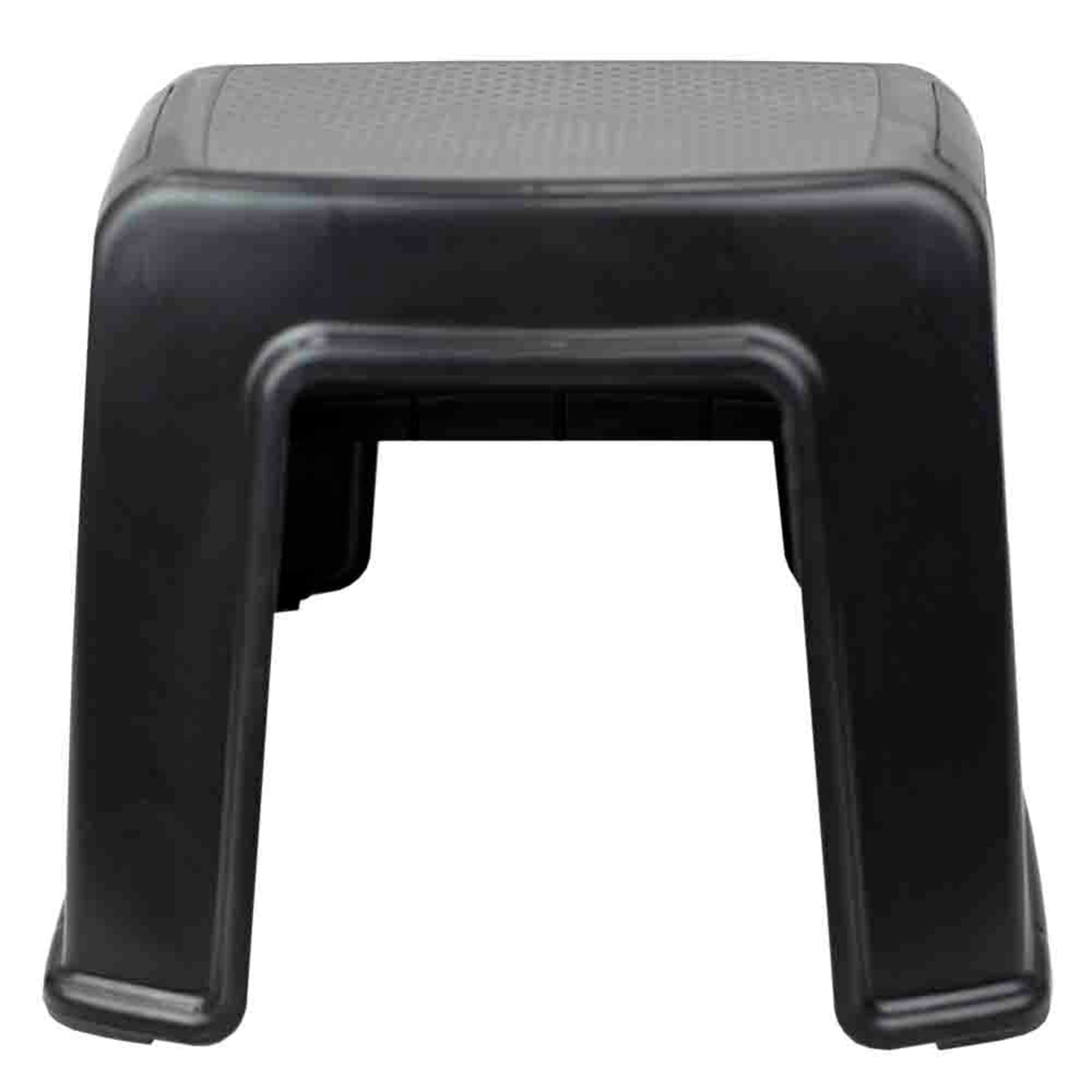 Home Basics 2 Step Plastic Stool with Slip-Resistant Rubber Top and Easy Grip Handles $10.00 EACH, CASE PACK OF 12