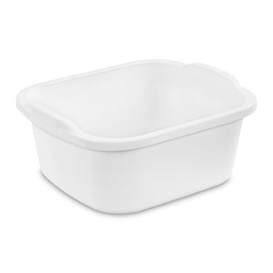 Sterilite 12 Quart/11.4 Liter Dishpan White $4.00 EACH, CASE PACK OF 8