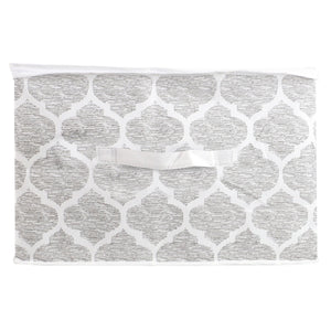 Home Basics Arabesque Non-Woven Blanket Bag with See-through Window, White $4.00 EACH, CASE PACK OF 12