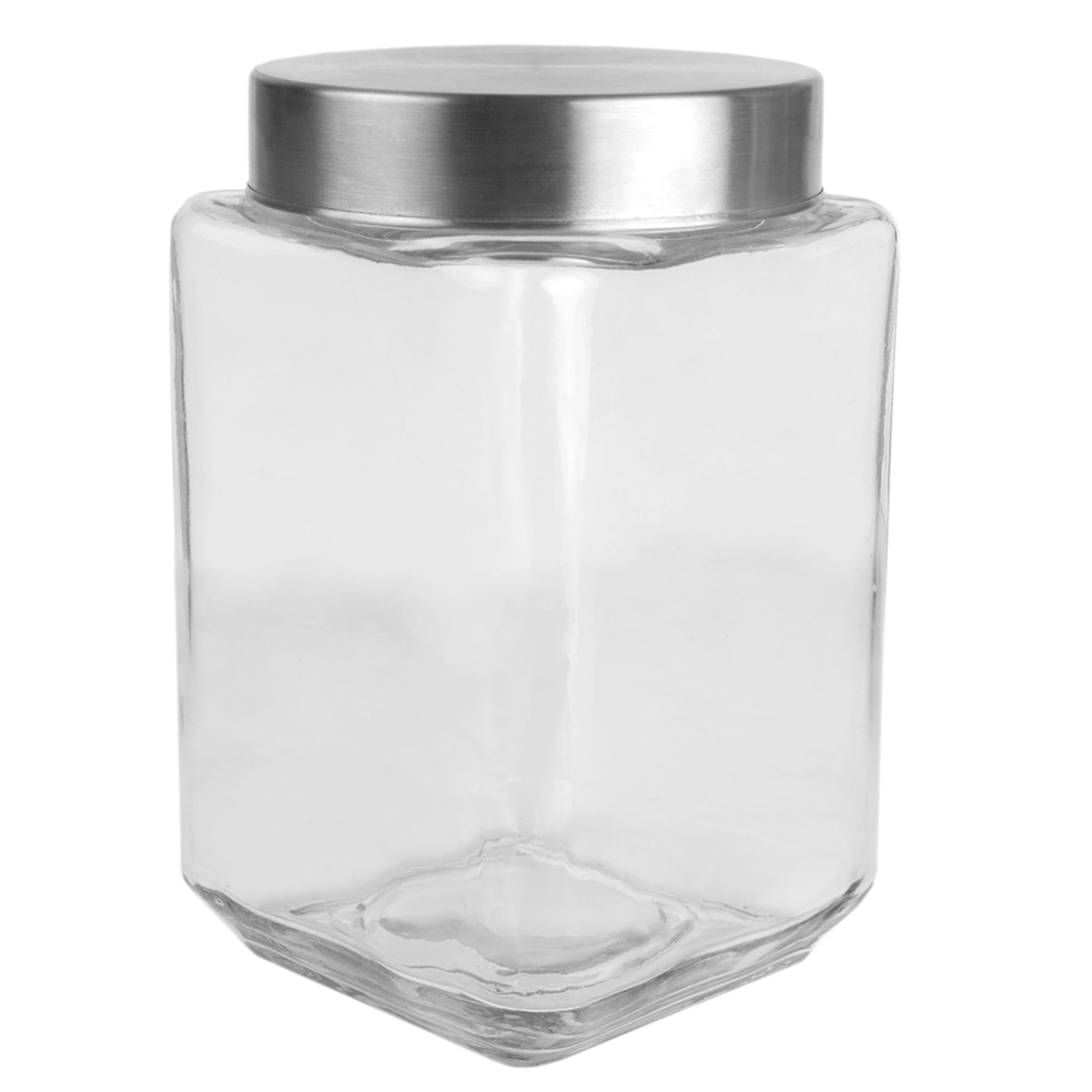 Home Basics 4 Piece Canister Set with Stainless Steel Lids $15.00 EACH, CASE PACK OF 6