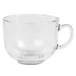 Load image into Gallery viewer, Home Basics 6 Pack of Oversized Dishwasher Safe 13.5 Oz. Glass Mugs, Clear $8 EACH, CASE PACK OF 6

