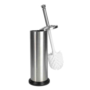 Home Basics Brushed Stainless Steel Toilet Brush with Holder $10.00 EACH, CASE PACK OF 12