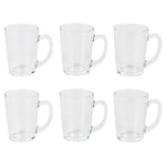 Load image into Gallery viewer, Home Basics Collins 10 oz Glass Mug Set, (Pack of 6), Clear $8 EACH, CASE PACK OF 6

