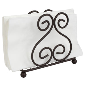 Home Basics Scroll Collection Steel Napkin Holder, Bronze $3.00 EACH, CASE PACK OF 12