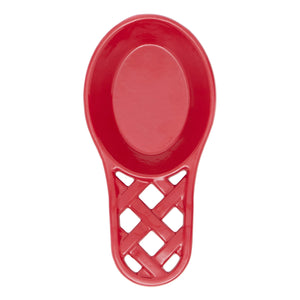 Home Basics Weave Cast Iron Spoon Rest, Red $5.00 EACH, CASE PACK OF 6