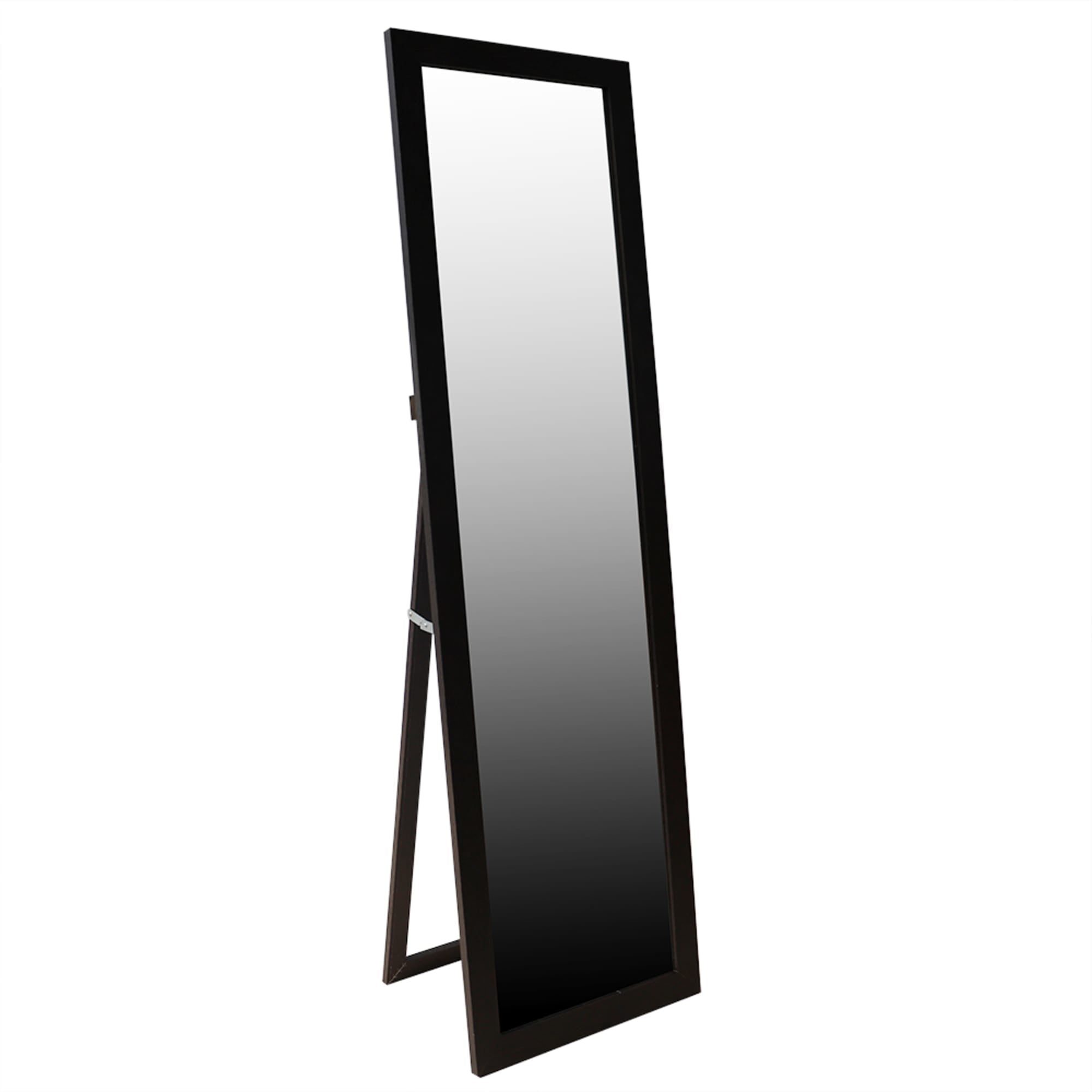 Home Basics Easel Back Full Length Mirror with MDF Frame, Mahogany $15.00 EACH, CASE PACK OF 6