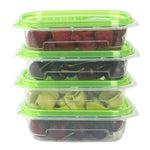 Load image into Gallery viewer, Home Basics 12 Piece Plastic Food Storage Container Set with Vented Plastic Lids, Green $6 EACH, CASE PACK OF 4
