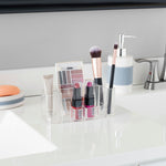 Load image into Gallery viewer, Home Basics Oval Cosmetic Organizer, Clear $2.00 EACH, CASE PACK OF 12
