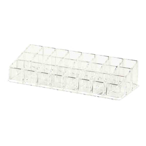 Home Basics 24 Compartment Plastic Cosmetic Tray $3.00 EACH, CASE PACK OF 12