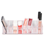Load image into Gallery viewer, Home Basics 8 Compartment Plastic Cosmetic Organizer with Rose Bottom $5.00 EACH, CASE PACK OF 12
