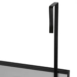 Load image into Gallery viewer, Home Basics Over The Door Mirror, Black $12.00 EACH, CASE PACK OF 6
