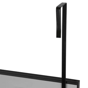Home Basics Over The Door Mirror, Black $12.00 EACH, CASE PACK OF 6