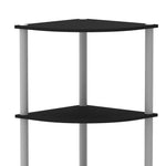 Load image into Gallery viewer, Home Basics 4 Tier Corner Shelf, Black $30.00 EACH, CASE PACK OF 1
