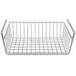 Load image into Gallery viewer, Home Basics Large Under Shelf Vinyl Coated Steel Basket, Silver $5.00 EACH, CASE PACK OF 6
