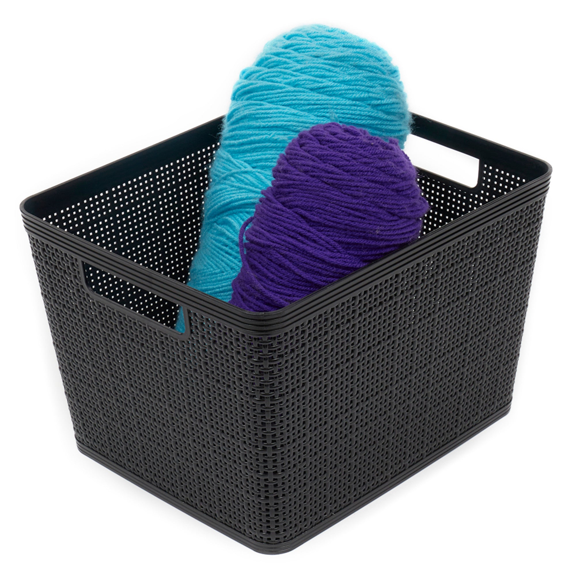 Home Basics Trellis Mezzo 2 Piece Plastic Baskets - Assorted Colors