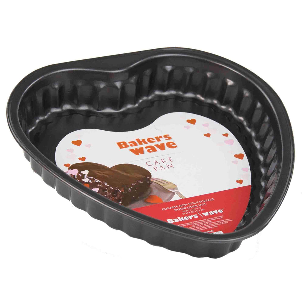 Non-Stick Fluted Cake Pan-Heart