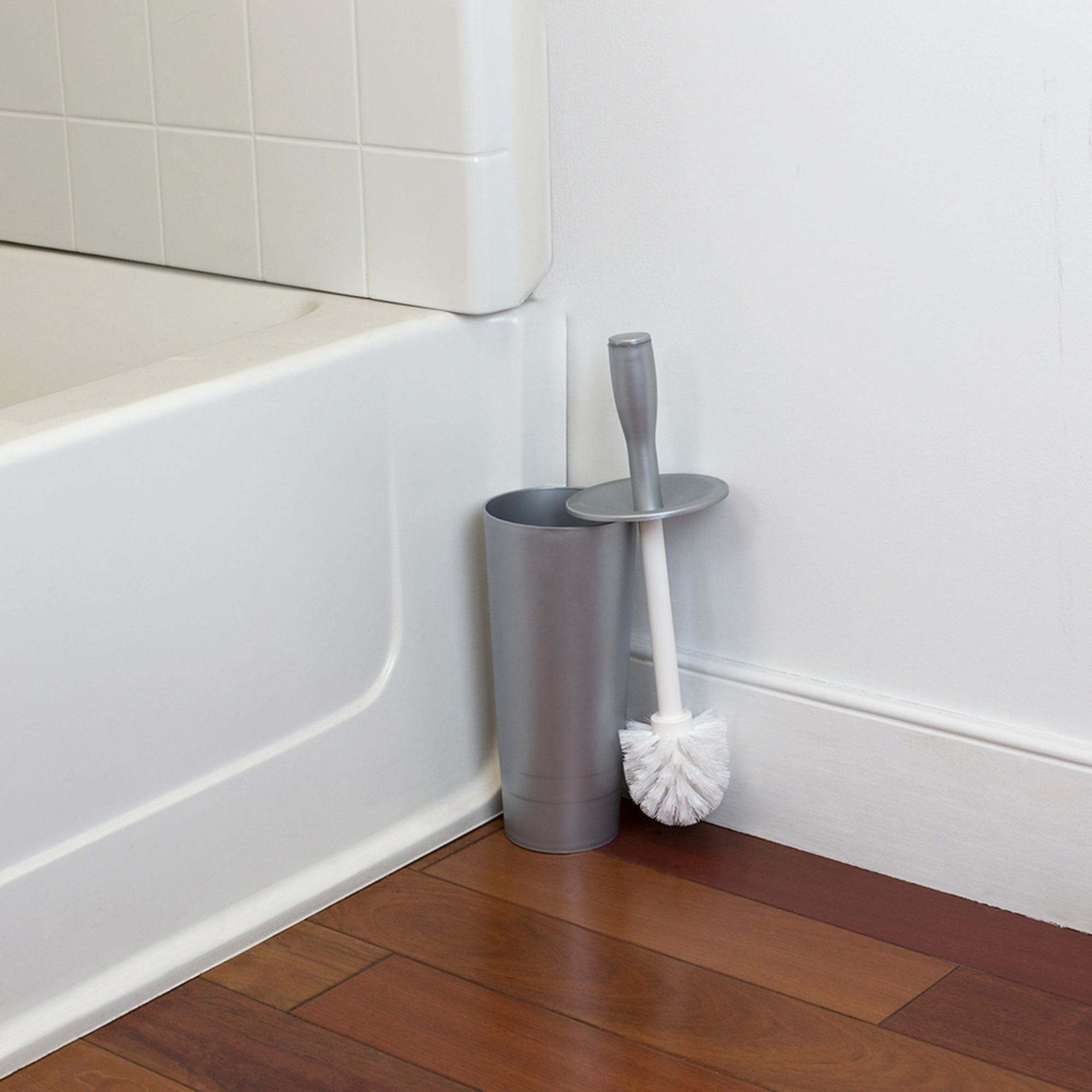 Home Basics Plastic Toilet Brush Holder, Grey $6.00 EACH, CASE PACK OF 12
