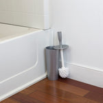 Load image into Gallery viewer, Home Basics Plastic Toilet Brush Holder, Grey $6.00 EACH, CASE PACK OF 12
