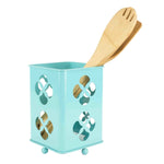 Load image into Gallery viewer, Home Basics Trinity Collection Cutlery Holder, Turquoise $5.00 EACH, CASE PACK OF 12
