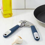 Load image into Gallery viewer, Michael Graves Design Comfortable Grip Stainless Steel Garlic Press, Indigo $6.00 EACH, CASE PACK OF 24
