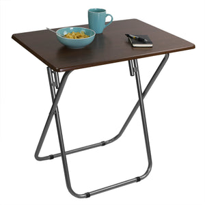 Home Basics Jumbo Multi-Purpose Foldable Table, Cherry $20.00 EACH, CASE PACK OF 4