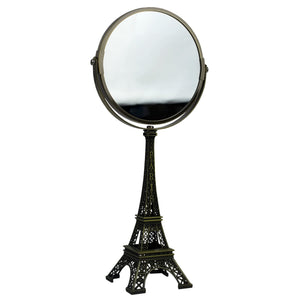 Home Basics Antique French Paris Eiffel Towel Double Sided Cosmetic Mirror, Bronze $15.00 EACH, CASE PACK OF 6