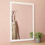 Load image into Gallery viewer, Home Basics 24&quot; x 36&quot; Wall Mirror, White $25.00 EACH, CASE PACK OF 4
