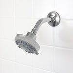 Load image into Gallery viewer, Home Basics Revitalize 5 Function Fixed Shower Head, Chrome $6.00 EACH, CASE PACK OF 12
