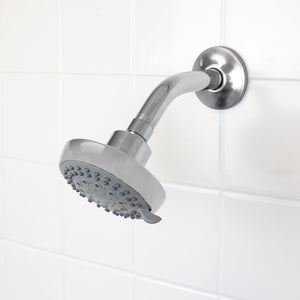 Home Basics Revitalize 5 Function Fixed Shower Head, Chrome $6.00 EACH, CASE PACK OF 12