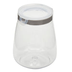 Load image into Gallery viewer, Home Basics 64 oz. Plastic Flip Top Container, Clear
 $5.00 EACH, CASE PACK OF 6
