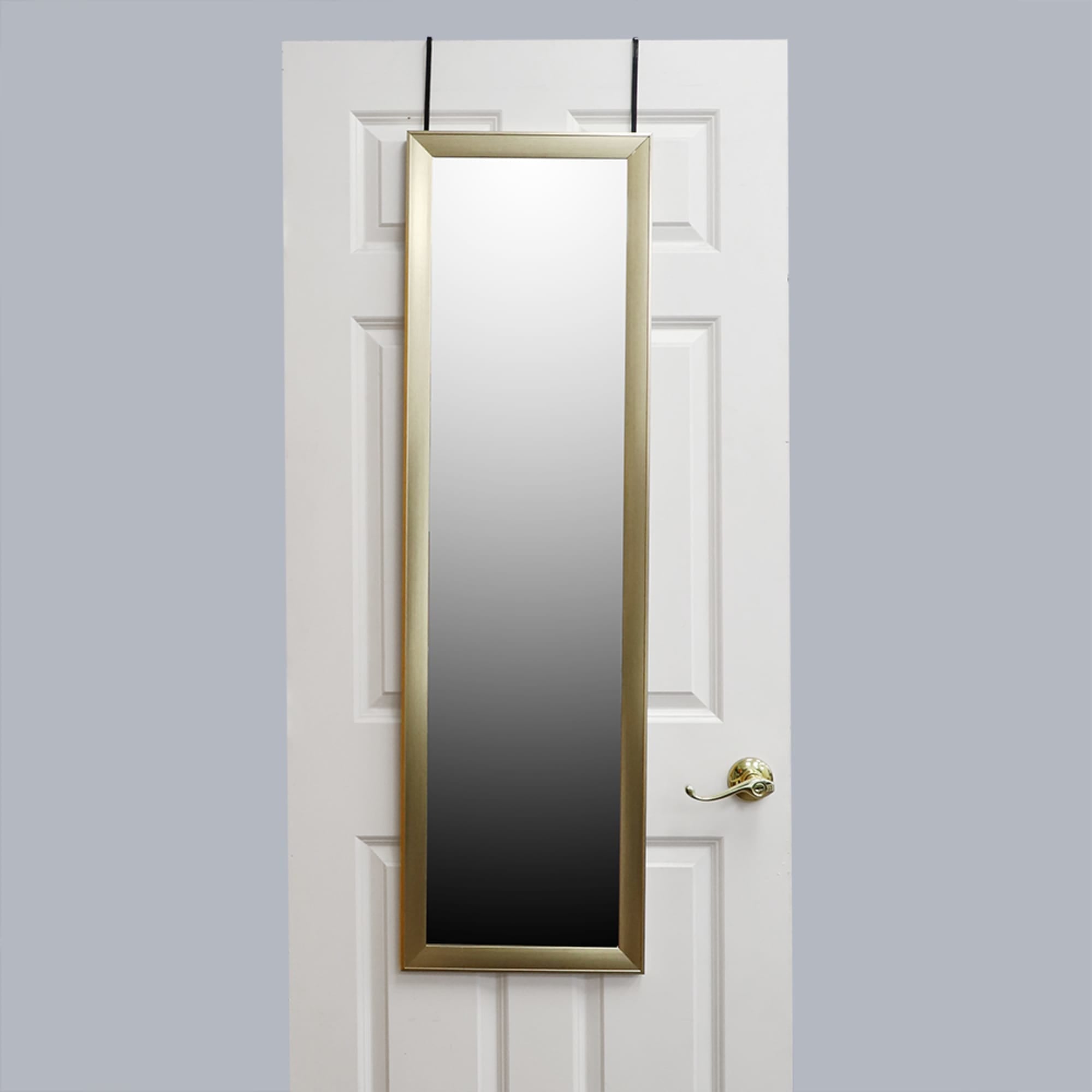 Home Basics Over The Door Mirror, Gold $12.00 EACH, CASE PACK OF 6