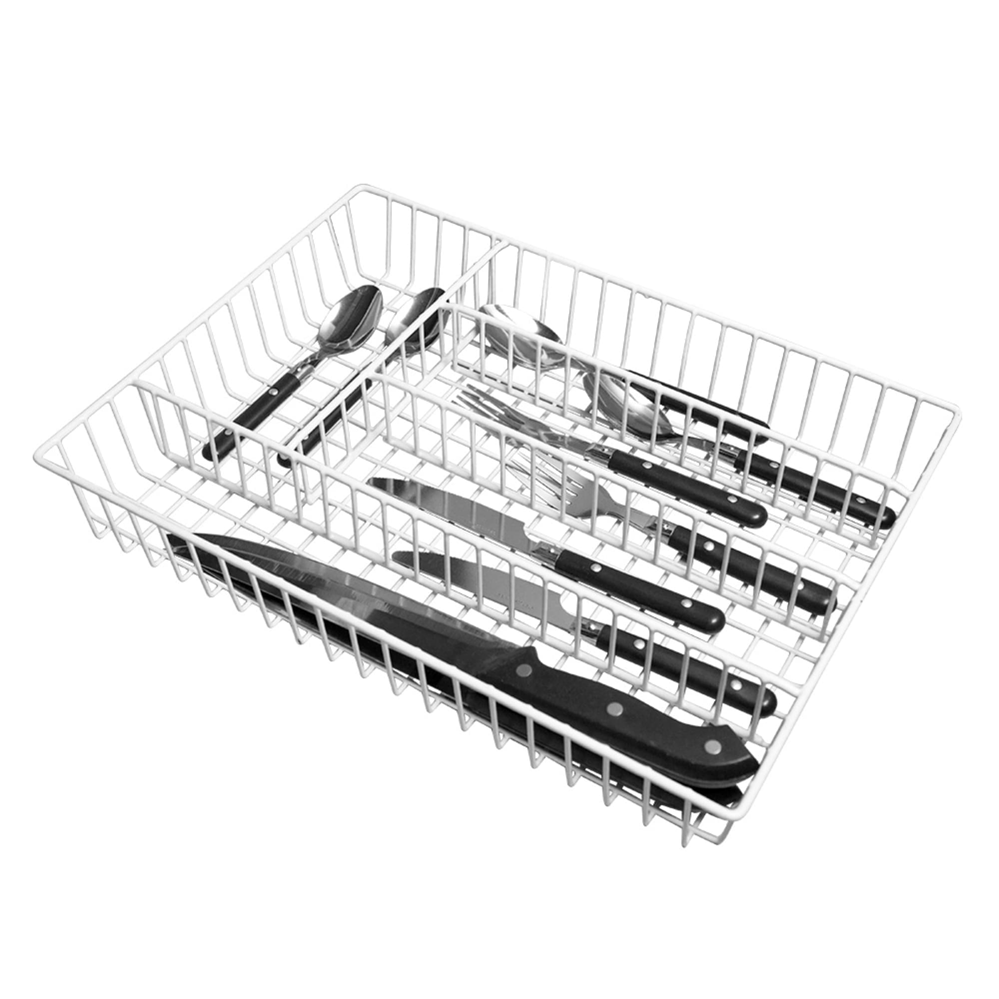 Home Basics Vinyl Coated Steel Cutlery Tray $8.00 EACH, CASE PACK OF 12