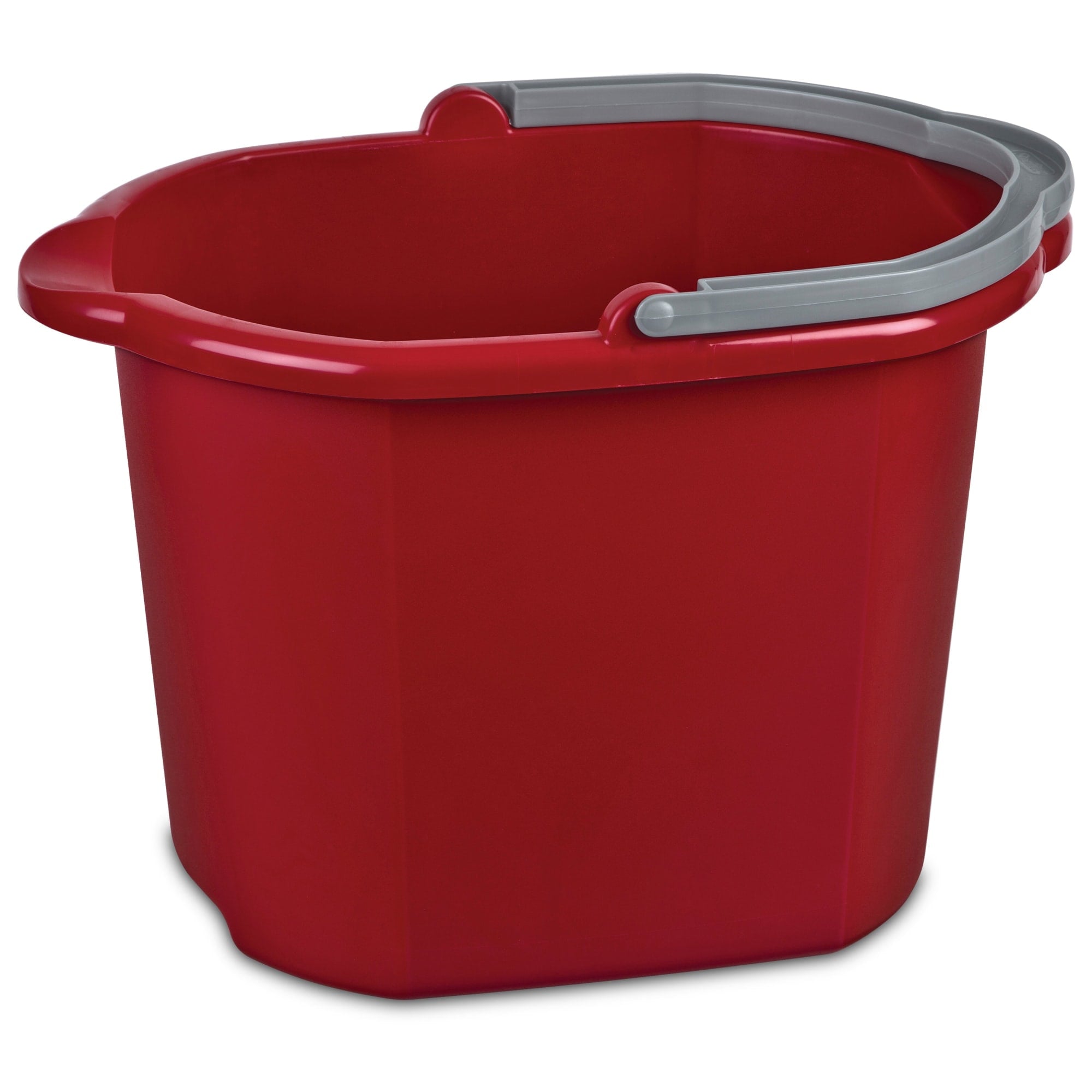 Sterilite 16 Quart / 15 Liter Dual Spout Pail Red $7.50 EACH, CASE PACK OF 6