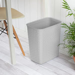 Load image into Gallery viewer, Sterilite Weave 5.8 Gal. Plastic Home/Office Wastebasket Trash Can, Grey $7.00 EACH, CASE PACK OF 6
